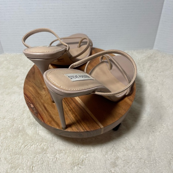 Steve Madden Nude Strappy Heels - Picture 3 of 10